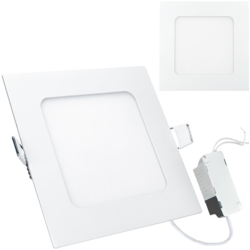 VÝKONNÉ LED STROPNÉ SVIETIDLO DO Pivnice, DIELNE, GARÁŽE, DENNÁ FARBA 6W 230V