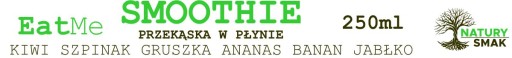 EatMe Smoothie 250 ml Kiwi Špenát Banán