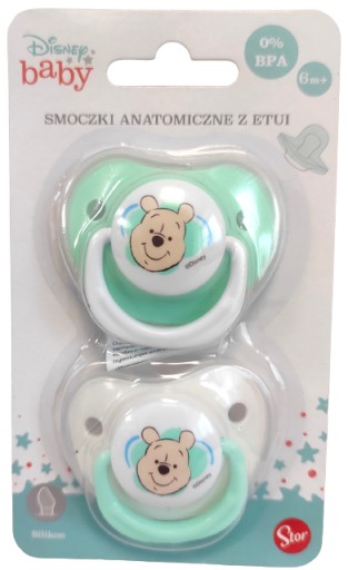 Stor anatomický silikónový cumlík 6 m +