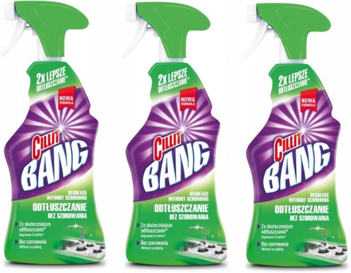 Cillit Bang Grease and Streaks – čistič povrchov – 750 ml