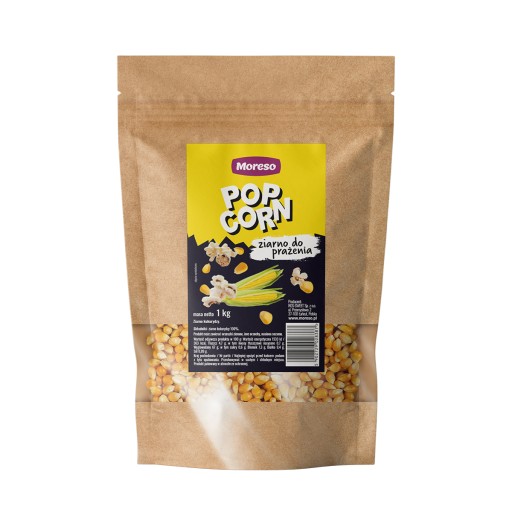 Zrná pukancovej kukurice na praženie 1kg MORESO