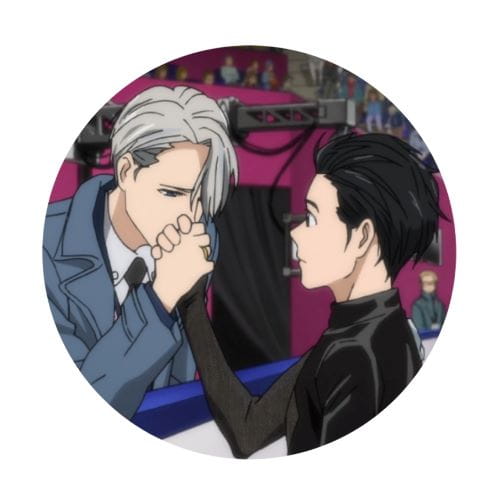 Anime Yuri on Ice so vzorom 2 58 mm