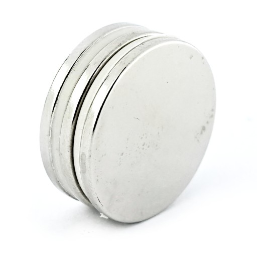 VALEC NEODYMOVÝ MAGNET 25x2 N38 SADA 3 ks