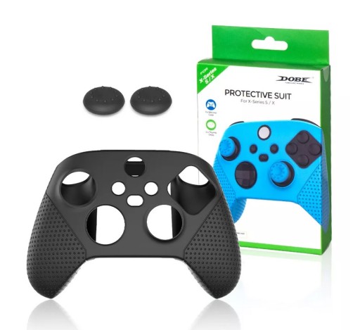 SILIKÓNOVÝ KRYT POUZDRA PRE XBOX SÉRIE S/X PAD, ČIERNA