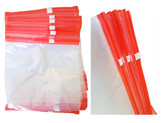 20cmx18cm TAŠKA TAŠKA NAPÍNANÁ igelitové vrecká so zipsom 50 ks