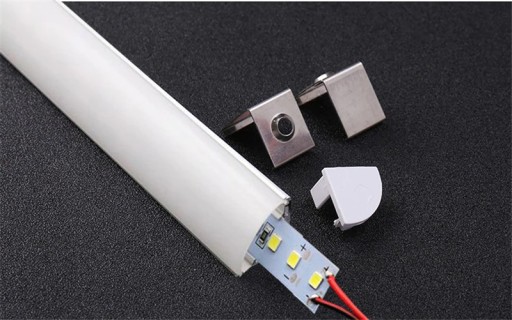 LED nábytkový pás hliníkové uhlové svietidlo 100cm 12V STUDENÁ BIELA