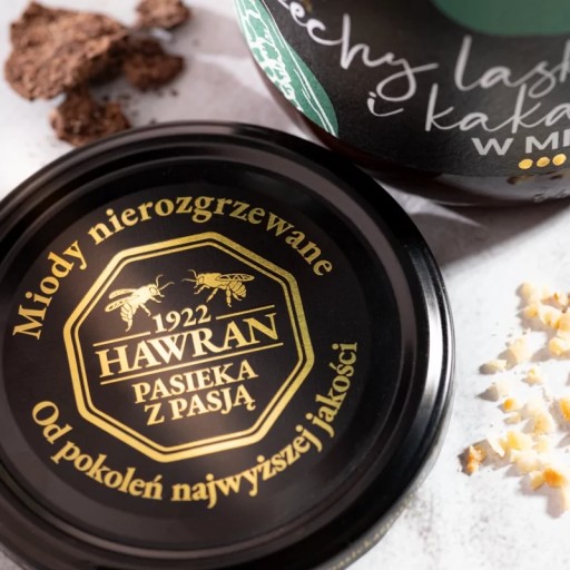 Lieskové orechy a kakao v mede 45g chutné