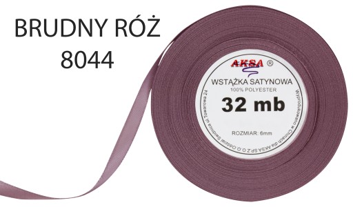 SATÉNOVÁ STUHA 6MM 32MB FARBY