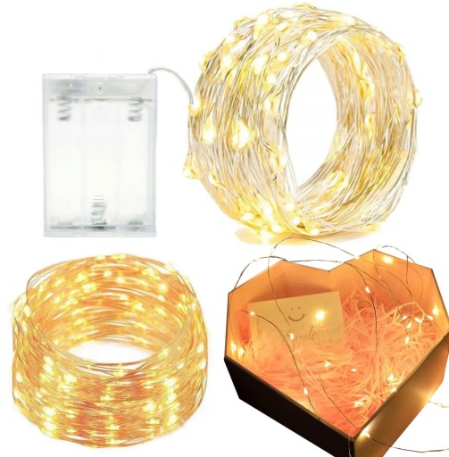 TEPLÉ BIELE SVETLÁ NA VIANOČNÝ STROMČEK 100 LED