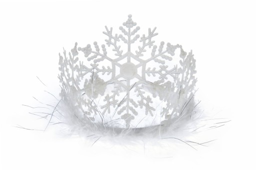 Tiara Ice Queen Snowflake Čelenka Ice Ball Party Betlehem Hrať Vianoce