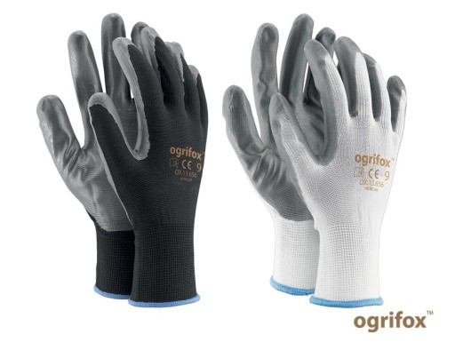 Pracovné rukavice NITRILE Ogrifox OX-NITRICAR_BS8