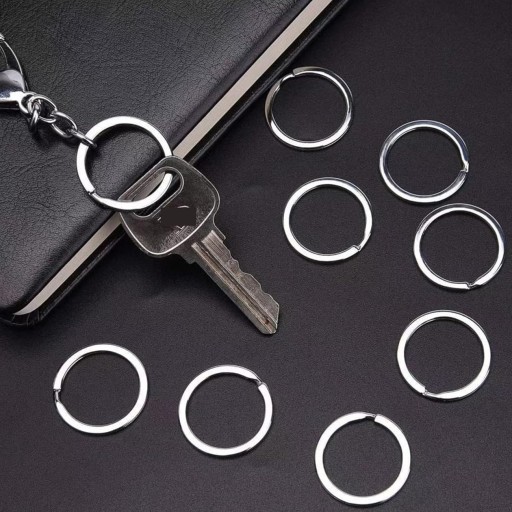 Kľúčenka, kľúčenka, krúžok, plochý krúžok na kľúče 30 mm / 100 ks.