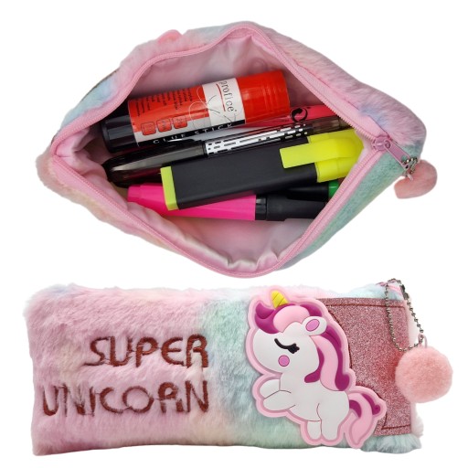 Školské puzdro na ceruzku Pouzdro Kozmetická taška Super Unicorn