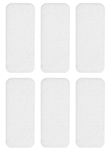 Samolepiace plstené podložky biele 25x60mm balenie 6 ks - VORSTAHL