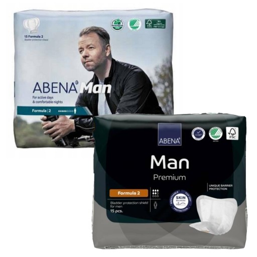 UROLOGICKÉ VLOŽKY PRE MUŽOV Inkontinencia moču ABENA MAN FORMULA 2 15s