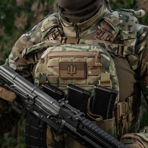 Náplasť M-Tac Vlajka Ukrajiny s trojzubcom SZU PVC