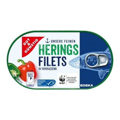 G&G filet zo sleďa v paprikovom kréme 200 g
