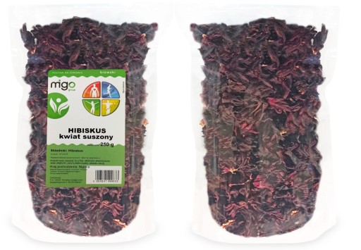 IBIŠEK sušený, čaj z kvetov ibišteka - 250g
