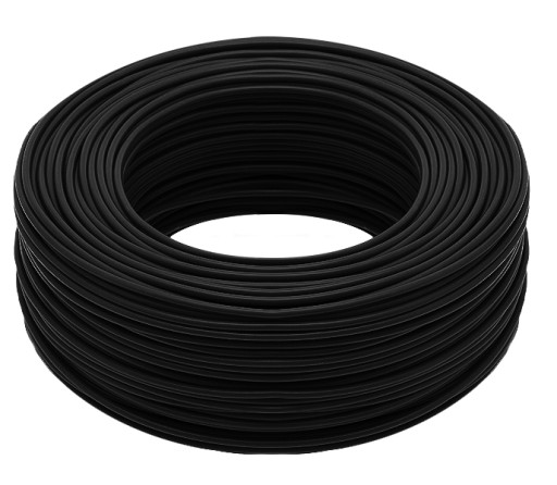 OMYp predlžovací kábel flexibilný kábel 2x1 H03VV-F 300V/300V čierny meter