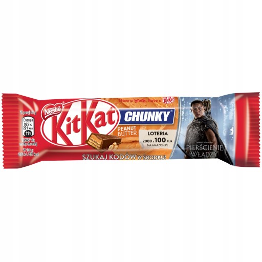 KitKat Chunky Arašidové maslo v čokoláde 42 g