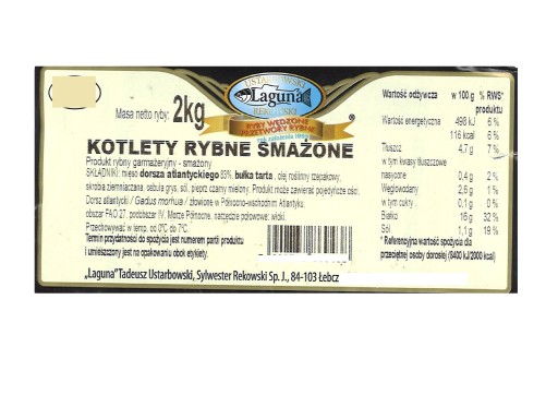 REZNE Z TRSKEJ RYBY - 0,5 KG - COD