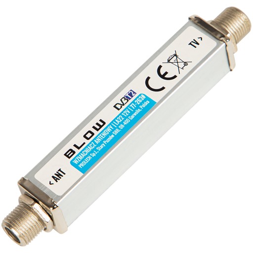 Pozemný TV lineárny anténny zosilňovač 22dB 12V