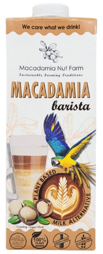 Rastlinný nápoj Macadamia Barista Hrachový proteín makadamové rastlinné mlieko