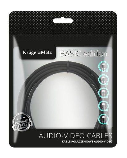 Kábel HDMI kábel 1,8 m 2,0 High Speed 4K K&M