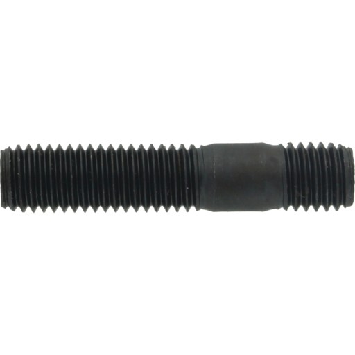 Čierna obojstranná skrutka M12x45 triedy 8,8 DIN 939