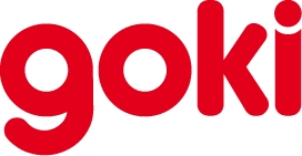 Drevené hodiny Čas učenia červený ciferník Goki
