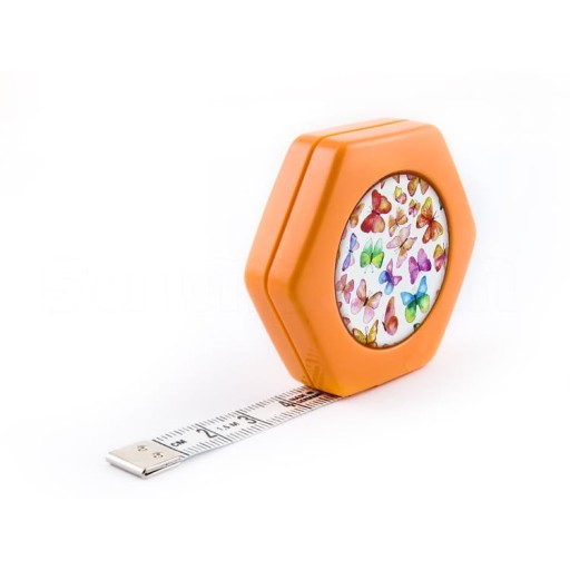 Automatický zvinovací meter, 150 cm, oranžový
