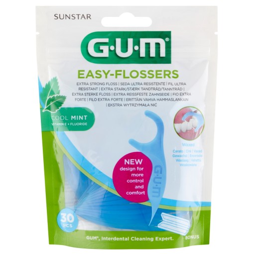Dentálne nite Sunstar GUM Easy-Flossers 30 kusov