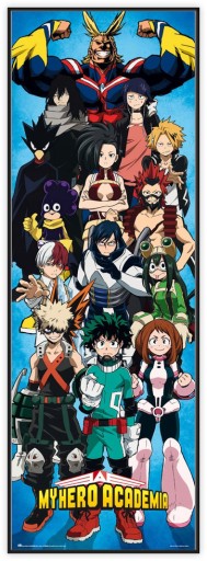 Plagát My Hero Academia All Characters 53x158 cm