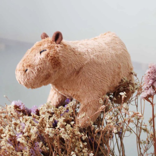 Maskot medvedíka Capybara, plyšová hračka pre deti, 20 cm. KAPYBARA
