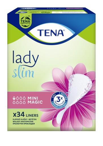 Špecializované vložky TENA Lady Slim Mini Magic, 34 kusov