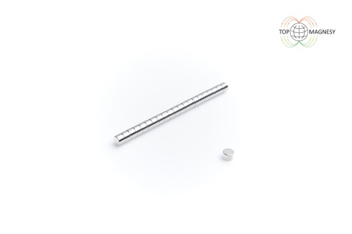 Neodymový magnet valcový MW 5x3,5 N38 10 ks