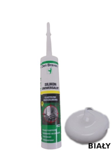Univerzálny silikón 1001U Den Braven biely 280ml