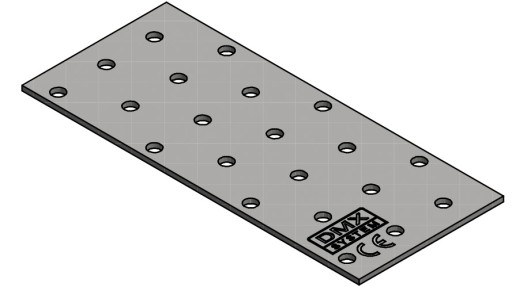 PERFOROVANÝ PLACHT PLOCHÝ TESNENIE 120x200x2,0 mm