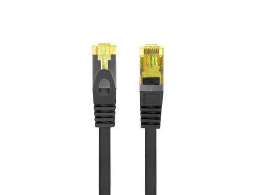 PATCHCORD KÁBEL CAT.6A S/FTP 0,25M BLACK LANBERG