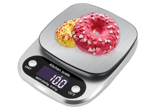 ELEKTRONICKÁ PRESNÁ LCD KUCHYŇSKÁ VÁHA 5kg 5000g/0,1g + SÚPRAVA BATÉRIÍ