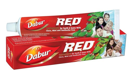 Červená zubná pasta 100g Dabur NOVÁ EÚ VERZIA!