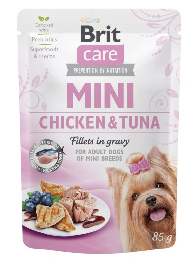 Brit Care Mini vrecko na kurča a tuniaka 85 g