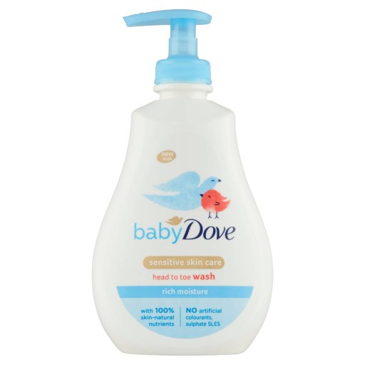 Dove Baby hydratačný telový gél pre deti Rich Moisture 400 ml