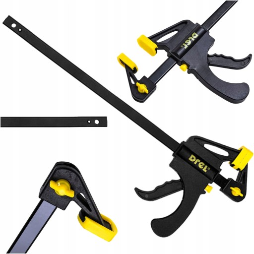 DREL CARPENT CLAMP RÝCHLOUPÍNKA AUTOMATICKÁ JEDNORUČNÁ 150mm