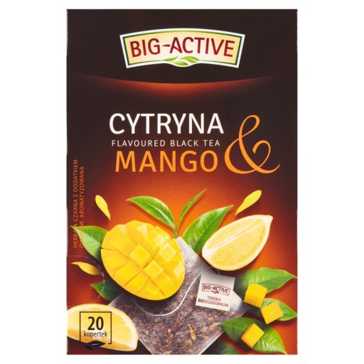 BIG ACTIVE Black 20tb Lemon Mango