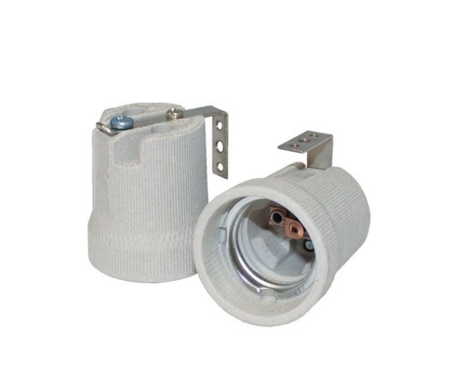 BEMKO E15-E27-F519U E27 KERAMICKÁ LAMPA S RUKOVOU V U