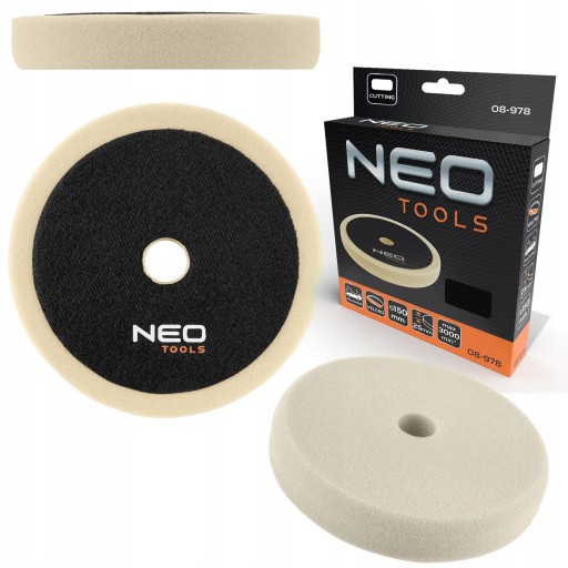 NEO TOOLS LEŠTIACA PODLOŽKA 150 X 150 MM X 25 MM BRÚSNA HUBKA 08-978