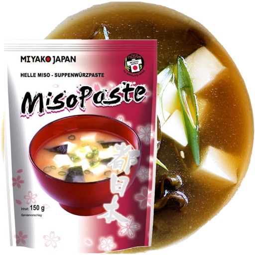 Svetlá biela Miso pasta na polievku 150g MIYAKO JAPONSKO