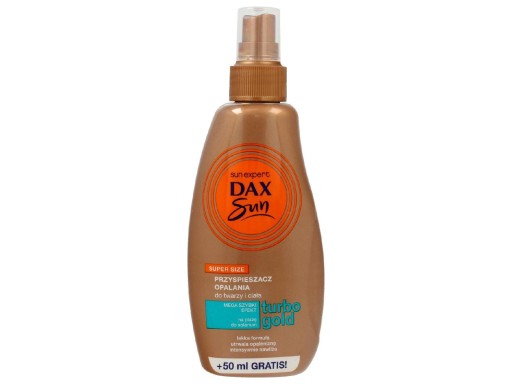 Dax Sun TURBO GOLD urýchľovač opálenia 200 ml