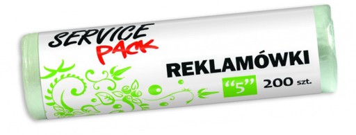 Jednorazové sáčky na rolke, trhacie na doma, na sklad, silné, 200 kusov